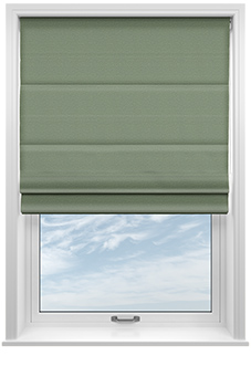 Stamford, Celedon - Twist&Fit Roman Blind